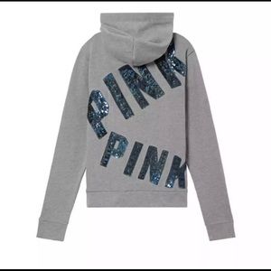 Vs pink bling hoodie